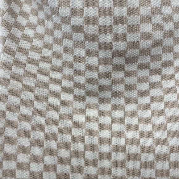 4th and Reckless Checkered Knit Tube Top retro size extra small strapless - Picture 3 of 6